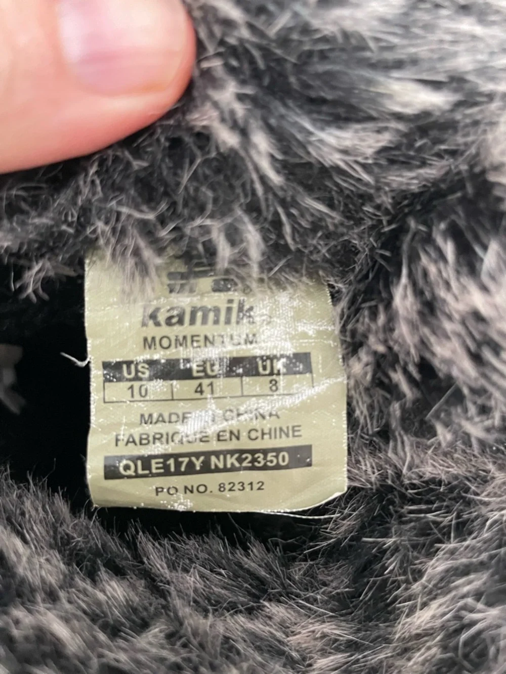 Kamik Women's Momentum Gray Winter Snow Boots, size 10